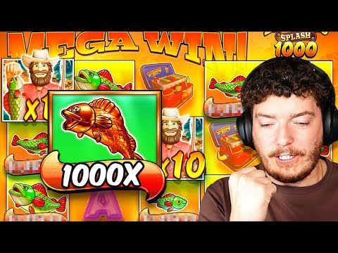 I HIT 1000X FISH ON X10 SETUP ON BIG BASS SPLASH 1000 (INSANE)