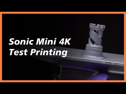 How to Perform the Printing Test on Sonic Mini 4K - Phrozen LCD 3D Printer