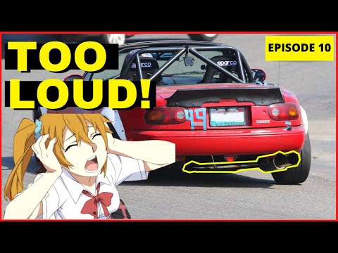 How To Fix a Loud Exhaust w/ Cheap Cherry Bomb Resonator | $900 Miata Track Car Build | Episode 10