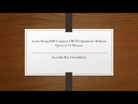 Learn MongoDB Compass CRUD Operations Without Query in 15 Minutes
