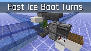 Fast Ice Boat Turns | Minecraft 1.13