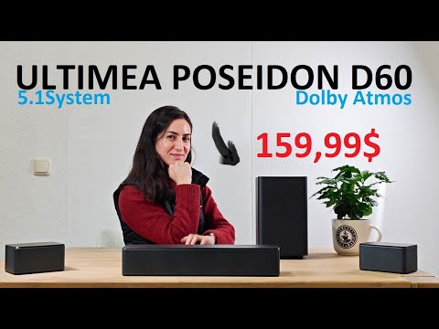 Ultimea Poseidon D60 5.1 Surround Soundbar Review: Dolby Atmos Upgrade für Filme/Musik.. Moschuss.de