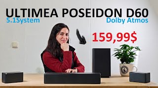 Ultimea Poseidon D60 5.1 Surround Soundbar Review: Dolby Atmos Upgrade für Filme/Musik.. Moschuss.de