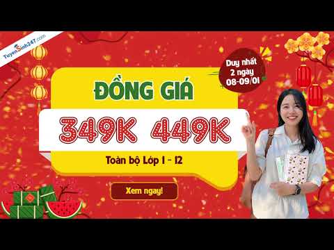 Tết Sale Hết! Đồng giá 349k - 449k (08-09/01/2026)