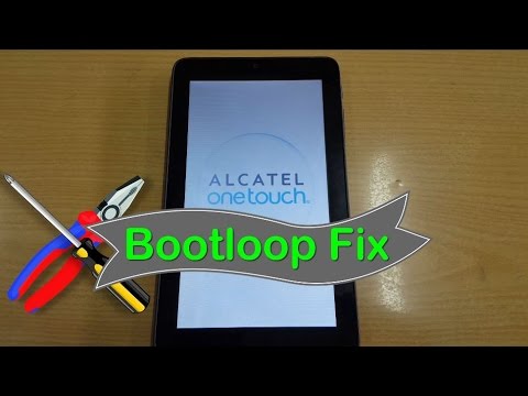 Alcatel Onetouch Pixi 3 stuck on boot fix or  Hard Reset