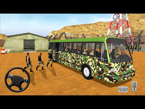 Army Bus Driver Soldier Transport Duty Driving 2019 - Android Gameplay