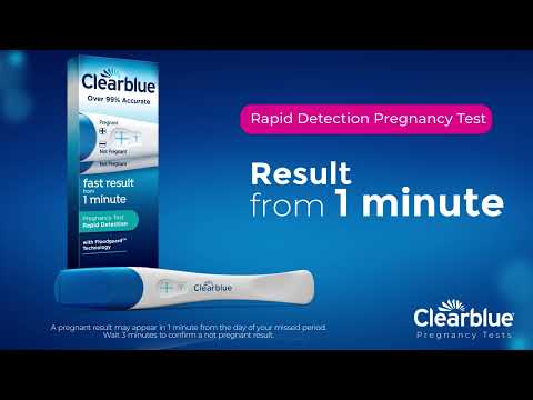 Clearblue Rapid Detection Pregnancy Test with Result from 1 minute - Feature Video
