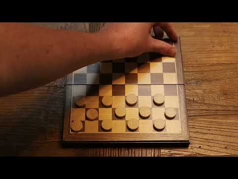 Magnetic Folding Chess & Checkers Set