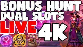LIVE 4K SLOTS BONUS HUNT !VEGAS - WIN A TRIP TO VEGAS !discord BIG WIN SLOT STREAM