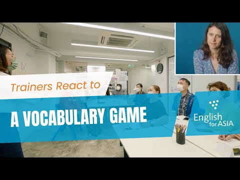 Vocabulary Game (Taboo) - Teacher Trainer Reacts Series