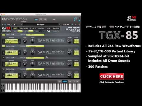 TGX-85 - Yamaha SY85/TG500 VST Plugin Virtual Sound Library