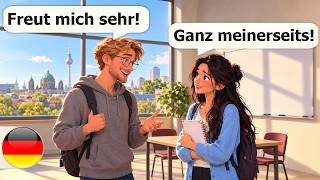 Learn German through Easy Dialogues: 14 Dating & Meeting Situations (A1-A2)