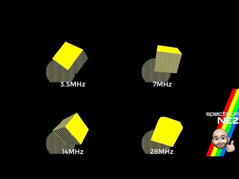 3D Cube by @BreakIntoProgram on Spectrum Next