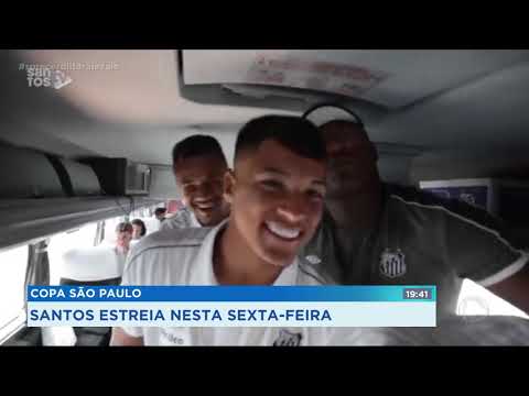 Santos pronto para a estreia na Copa SP