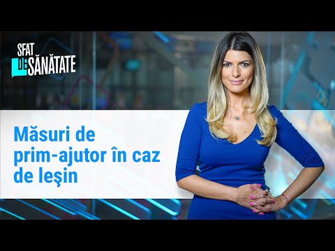 Măsuri de prim-ajutor în caz de leşin. Sfaturi de la medicul SMURD Caloian Alexandru