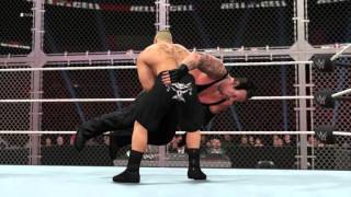 WWE 2K16: Brock Lesnar vs Undertaker Hell In A Cell Match Gameplay