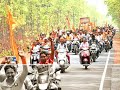 Chandrakona Road Ram Nabami Bike Rally Jay Shree Ram