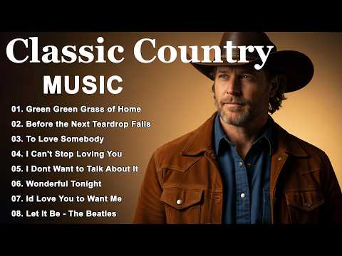 Green Green Grass Of Home, Before the Next Teardrop Falls🔥Classic Country Music Timeless 60s 70s 80s