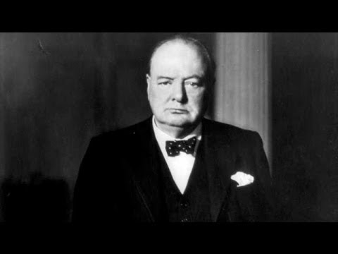 Biografia del estadista britanico Winston Churchill -British statesman Winston Churchill