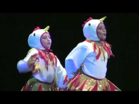 Baile "LA GALLINA CLOCLO" - Los Niños de Colombia Bailan.
