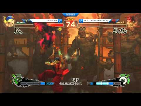 USFIV: Kazunoko vs MCZ | Daigo Umehara - Capcom Cup 2015 Grand Finals - CPT 2015