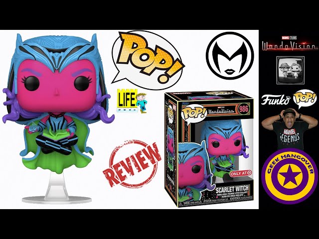 Vídeo relacionado con Funko Pop Scarlet Witch Wanda Vision Marvel Black Light Special Edition 986