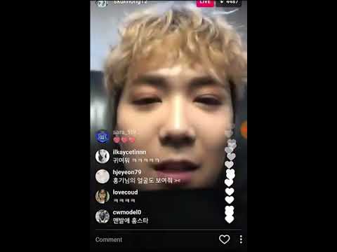 170208 Hongki Instagram LIVE - part 1