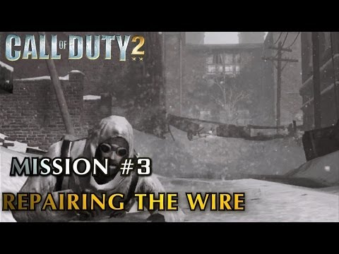 Call of Duty 2 - Mission #3 - Repairing the Wire (Soviet Campaign - Veteran)