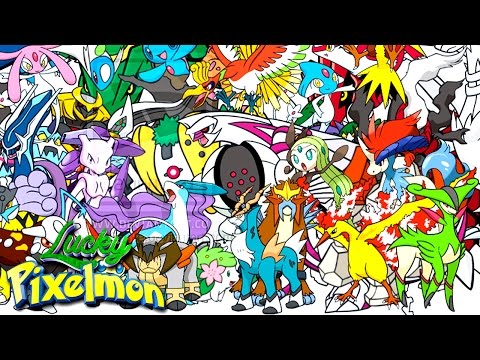 Minecraft: LUCKY PIXELMON - I SPAWNED A COMBO OF 4 LEGENDARY PYGOTS?! HOW IS THAT POSSIBLE?!