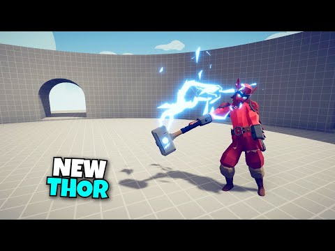 THOR VS EVERY UNITS - Totally Accurate Battle Simulator TABS