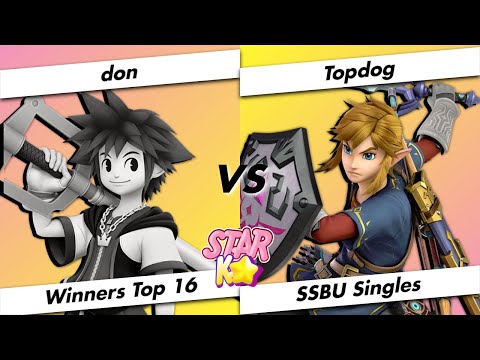 Star K.O. Winners Top 16 - don (Sora) Vs. Topdog (Link) - SSBU