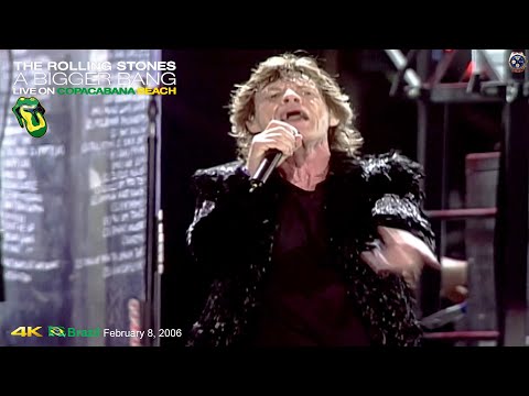 Rolling Stones 4K LIVE - Sympathy For The Devil [LIVE on COPACABANA BEACH Rio de Janeiro, 2006]~4K
