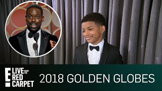 Little Randall Congratulates Big Randall on Golden Globe Win | E! Live from the Red Carpet