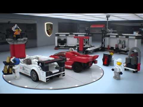 Vidéo LEGO Speed Champions 75876 : Le poste de ravitaillement des Porsche 919 Hybride et 917K