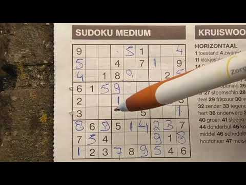 Getting Grazy behind these walls. I'm outside!(#496) Medium Sudoku puzzle. 03-30-2020