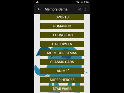 Memory Game Video