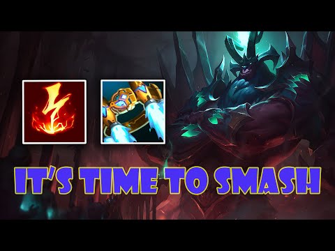 SMASH THEM INTO THE GROUND!! (Galio gameplay) - League of Legends