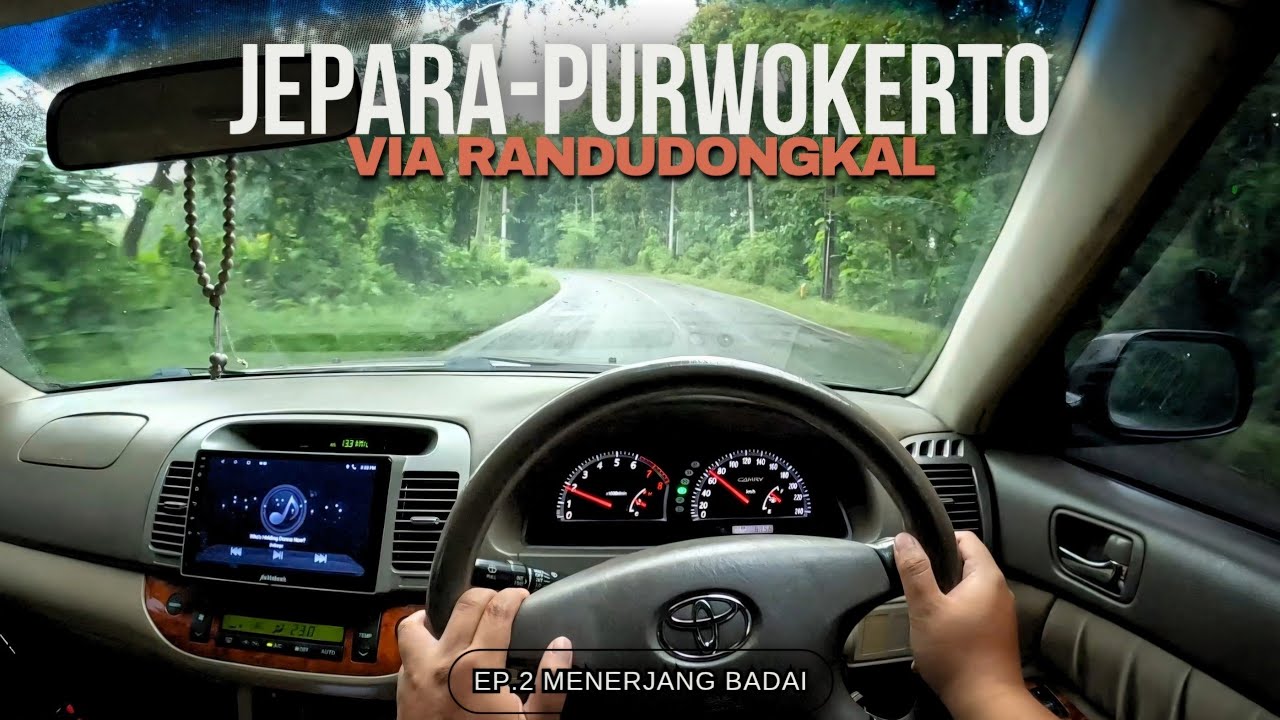 [Ep.2] MENIKMATI HUJAN DERAS BERSAMA CAMRY TUA⚡️| ROAD TRIP BDG - JEPARA #WJ13
