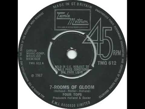 UK New Entry 1967 (153) Four Tops - 7 Rooms Of Gloom