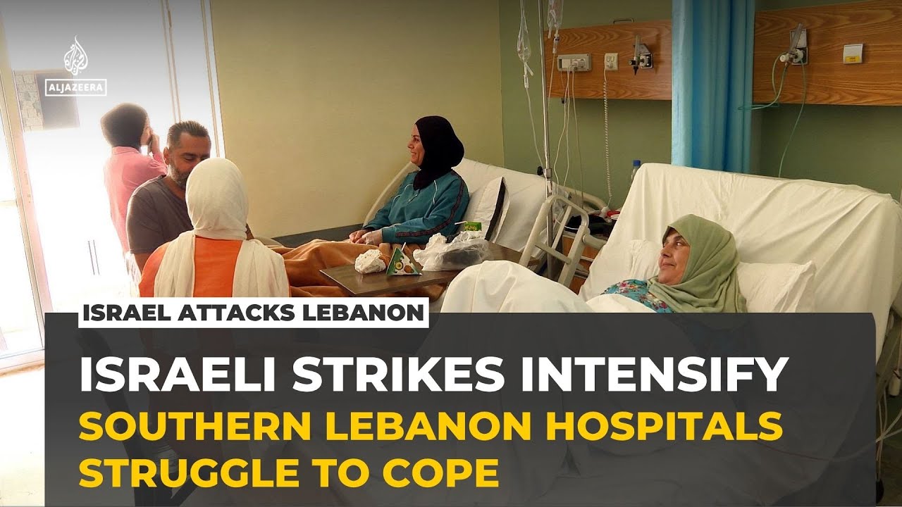 Lebanon's hospitals struggle as Israeli strikes kill paramedics, wound thousands