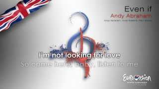 Andy Abraham - &quot;Even If&quot; (United Kingdom)