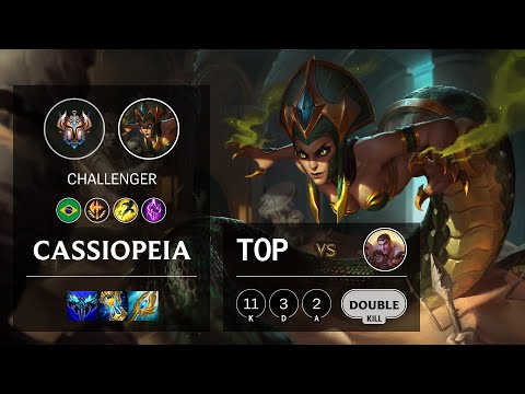 Cassiopeia Top vs Jayce - BR Challenger Patch 11.24b