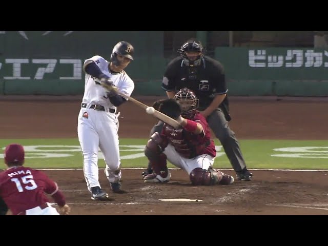 【3回裏】バファローズ・吉田正 打った瞬間それと分かるバット置き…!! 2019/5/10 B-E