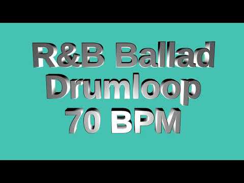 R&B Ballad Drum Loop 70 BPM
