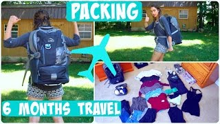 What I Am Packing For 6 Months Of Travel!