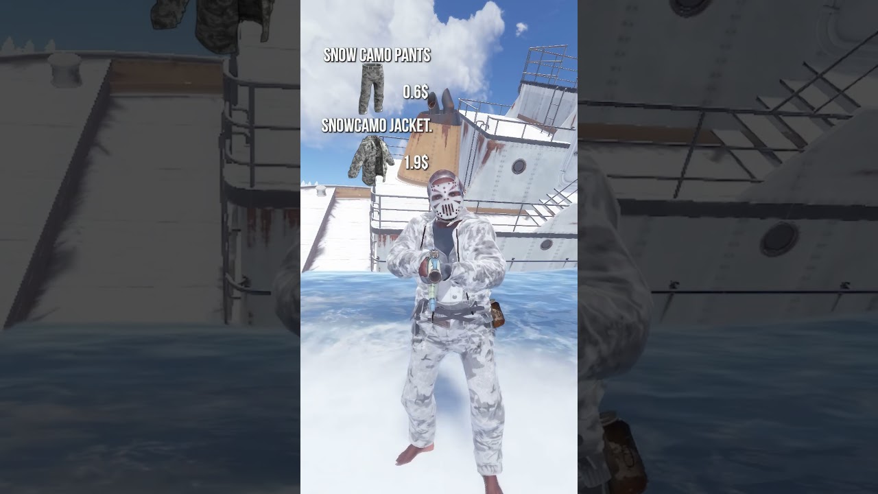 Cheapest Winter Camo Skin in Rust
