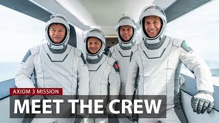 Meet the crew: Axiom Mission 3 (Ax-3)