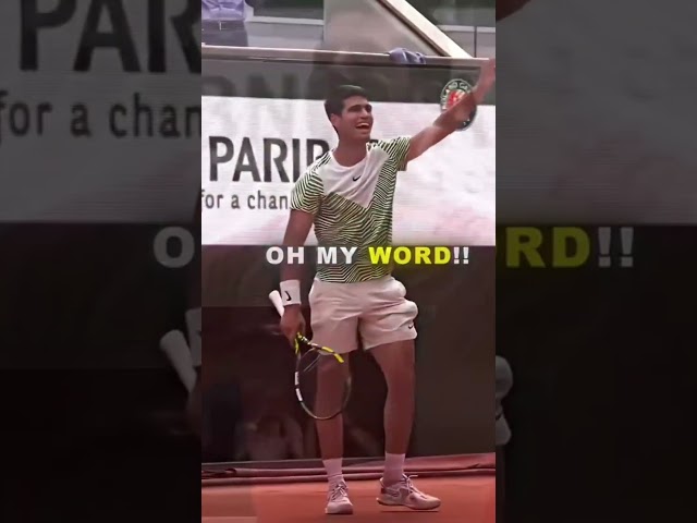 Vídeo relacionado con Póster con autógrafo firmado de Carlos Alcaraz y jugador de tenis en tamaño A4