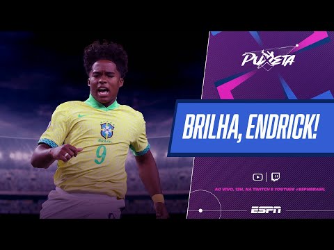 ENDRICK TITULAR DA SELEÇÃO BRASILEIRA! #Puxeta