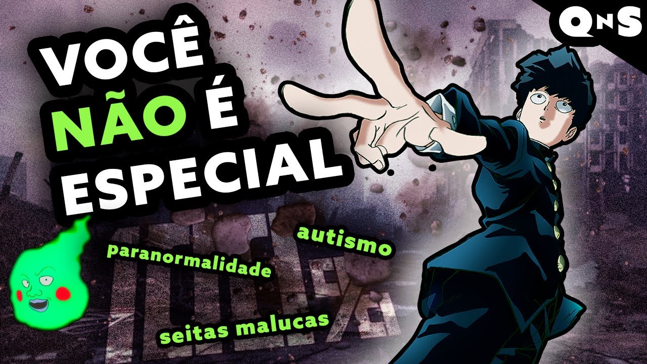 O PERIGO DE GENTE FEIA COM SÍNDROME DE PEQUENO PODER! Mob Psycho 100 e a religião